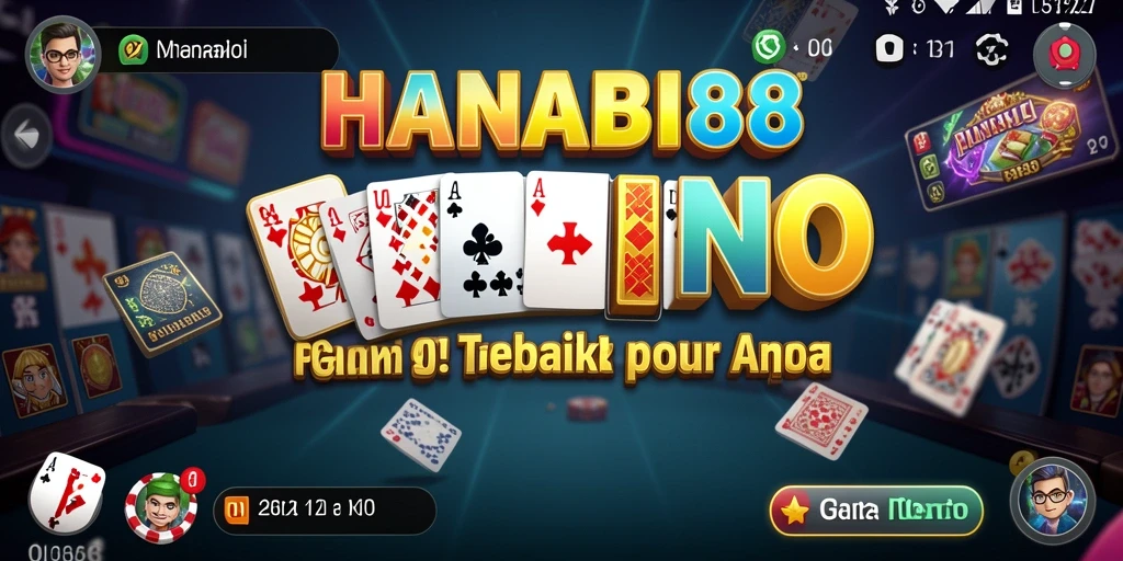 Tampilan seru gameplay Domino di HANABI88