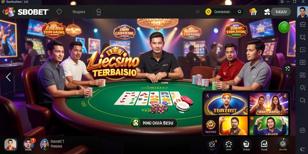 Gameplay Live Casino yang mendebarkan dan interaktif dengan dealer langsung.